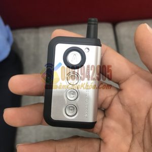 Làm remote điều khiển cửa cuốn 4 nút ABCD màu bạc
